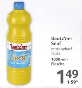 Selgros Bautz'ner Senf Angebot