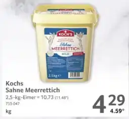 Selgros KOCH'S Sahne Meerrettich Angebot