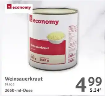 Selgros economy Weinsauerkraut Angebot