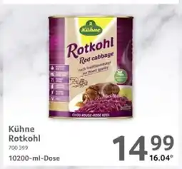 Selgros Kühne Rotkohl Angebot