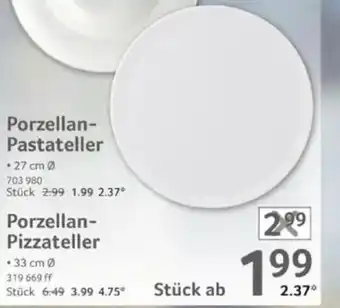 Selgros Porzellan- Pizzateller Angebot