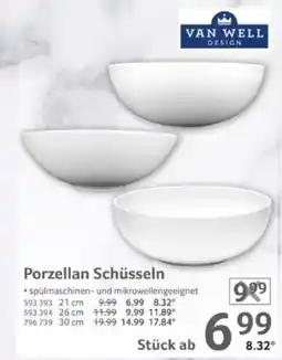 Selgros VAN WELL Porzellan Schüsseln Angebot