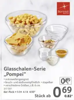 Selgros Bormioli Glasschalen-Serie „Pompei“ Angebot