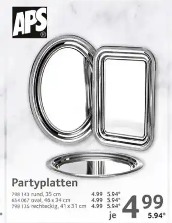 Selgros APS Partyplatten Angebot