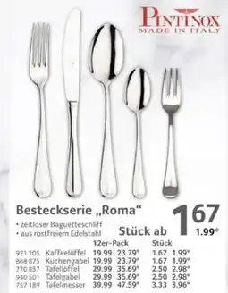 Selgros PINTINOX Besteckserie „Roma“ Angebot