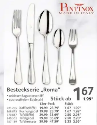 Selgros PINTINOX Besteckserie „Roma“ Angebot