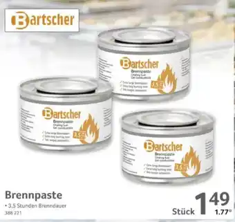 Selgros Bartscher Brennpaste Angebot