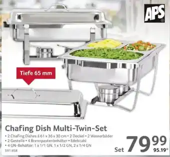 Selgros APS Chafing Dish Multi-Twin-Set Angebot