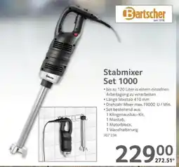 Selgros Bartscher Stabmixer Set 1000 Angebot