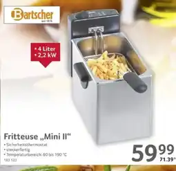 Selgros Bartscher Fritteuse,,Mini II" Angebot