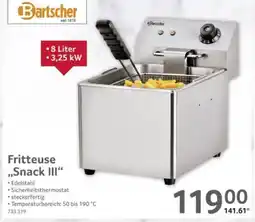 Selgros Bartscher Fritteuse ,,Snack III" Angebot