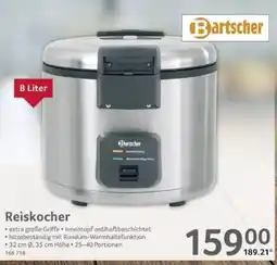 Selgros Bartscher Reiskocher Angebot