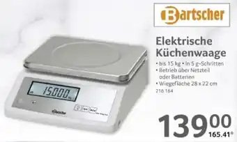 Selgros Bartscher Elektrische Küchenwaage Angebot