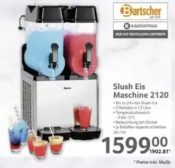 Selgros Bartscher Slush Eis Maschine 2120 Angebot