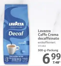 Selgros Lavazza Caffe Crema decaffeinato Angebot