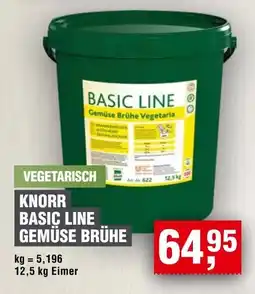 Handelshof Knorr basic line gemüse brühe Angebot