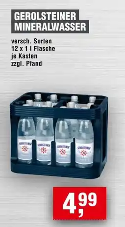 Handelshof Gerolsteiner mineralwasser Angebot