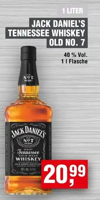 Handelshof Jack daniel's tennessee whiskey old no. 7 Angebot