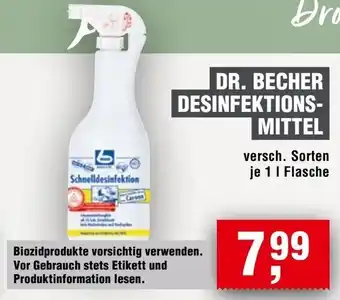 Handelshof Dr. becher desinfektions- mittel Angebot