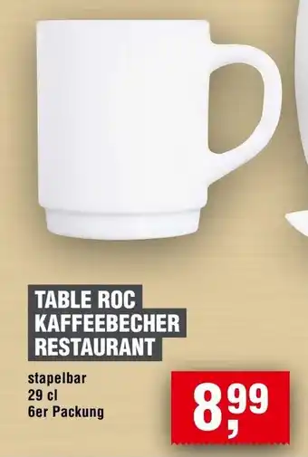 Handelshof ARCOROC Table roc kaffeebecher restaurant Angebot