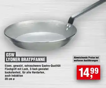 Handelshof GSW Lyoner bratpfanne Angebot