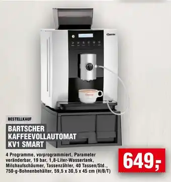 Handelshof Bartscher kaffeevollautomat kv1 smart Angebot