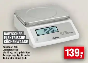 Handelshof Bartscher elektrische küchenwaage Angebot