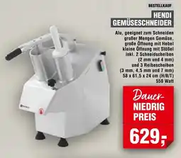 Handelshof Bestellkauf hendi gemüseschneider Angebot