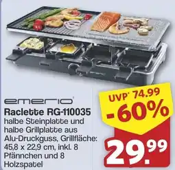 Famila Nord West emerio Raclette RG-110035 Angebot