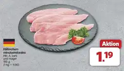 Famila Nord West Hähnchen- minutensteaks Angebot