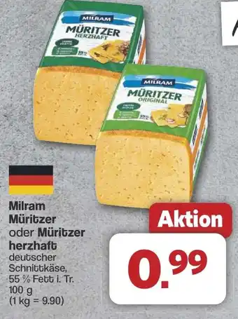 Famila Nord West Milram Müritzer oder Müritzer herzhaft Angebot