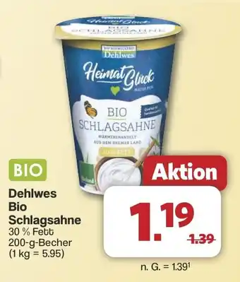 Famila Nord West Dehlwes Bio Schlagsahne Angebot