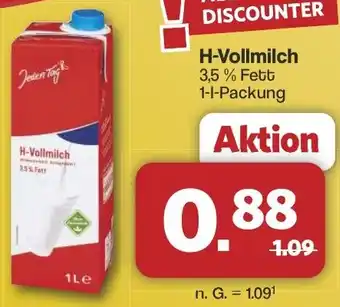 Famila Nord West Jeden Tag H-Vollmilch Angebot