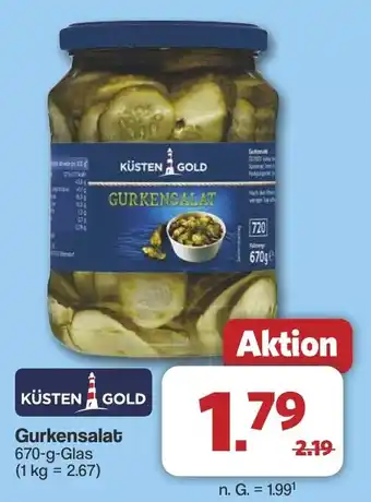 Famila Nord West KÜSTEN GOLD GO Gurkensalat Angebot