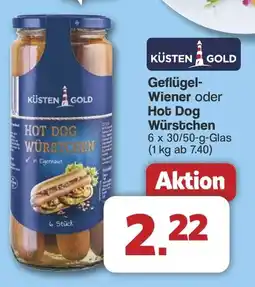 Famila Nord West KÜSTEN GOLD Geflügel- Wiener oder Hot Dog Würstchen Angebot