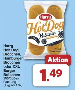 Famila Nord West Harry Hot Dog Brötchen, Hamburger Brötchen oder XXL Burger Brötchen Angebot