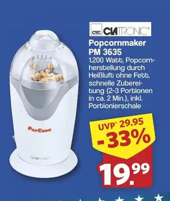 Famila Nord West CLATRONIC Popcornmaker PM 3635 Angebot