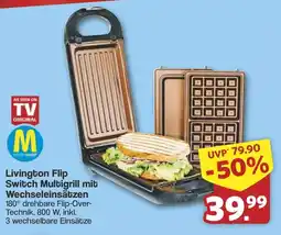 Famila Nord West Livington Flip Switch Multigrill mit Wechseleinsätzen Angebot