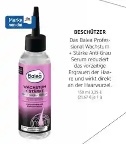 dm drogerie BESCHÜTZER Das Balea Profes- sional Wachstum + Stärke Anti-Grau Serum Angebot