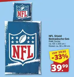 Famila Nord West NFL Shield Bettwäsche-Set Angebot