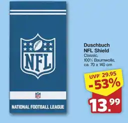 Famila Nord West Duschtuch NFL Shield Classic Angebot