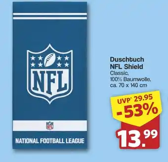 Famila Nord West Duschtuch NFL Shield Classic Angebot