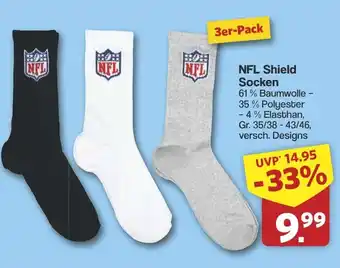 Famila Nord West NFL Shield Socken Angebot