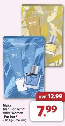 Famila Nord West Mexx Man For him oder Woman For her Angebot