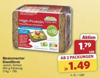 Famila Nord West Mestemacher Eiweißbrot Angebot