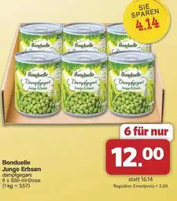 Famila Nord West Bonduelle Junge Erbsen Angebot