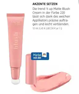 dm drogerie Akzente setzen die trend !t up matte blush Angebot