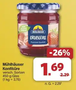 Famila Nord West Mühlhäuser Konfitüre Angebot