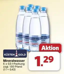 Famila Nord West KÜSTEN GOLD Mineralwasser Angebot