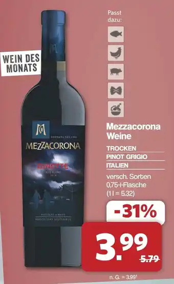 Famila Nord West Mezzacorona Weine Angebot